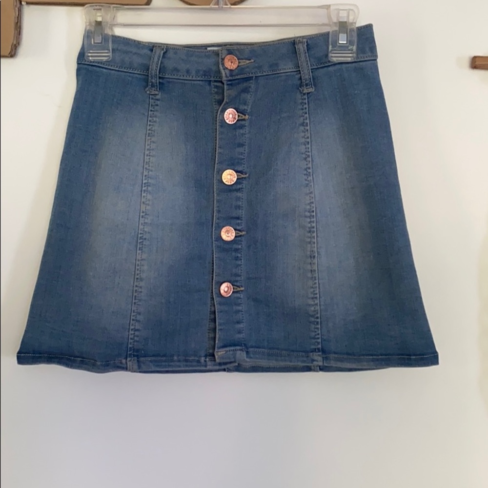 Denim Mini Skirt